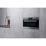 Hotpoint MD 344 IX H Built-In Microwave - Stainless Steel