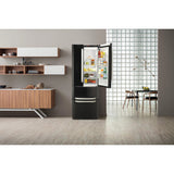 Hotpoint FFU4D K 11 American Fridge Freezer - Black