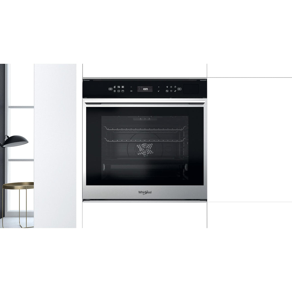 Whirlpool W7 OS4 4S1 P W Collection Built-In Electric Single Oven - Stainless Steel