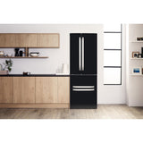 Hotpoint FFU4D K 11 American Fridge Freezer - Black