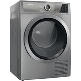 Hotpoint H8 D94SB UK Freestanding 9kg Heat Pump Tumble Dryer - Silver
