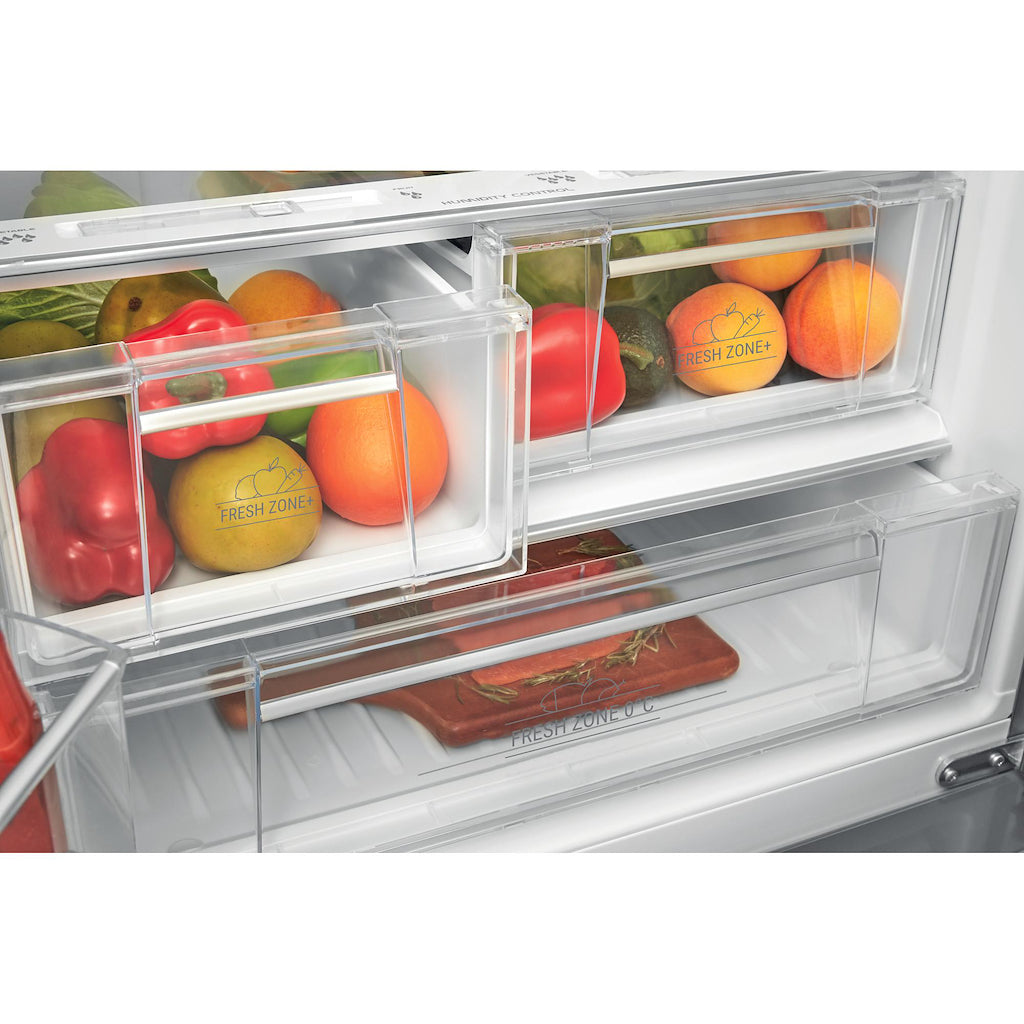 Hotpoint FFU4D K 11 American Fridge Freezer - Black