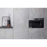 Hotpoint MN 314 IX H Built-In Microwave - Stainless Steel