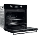 Indesit IFW 6340 BL UK Electric Single Built-In Oven - Black