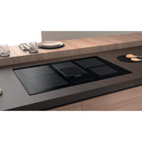 Hotpoint PVH92BK 90cm Vented Induction Hob with Downdraft