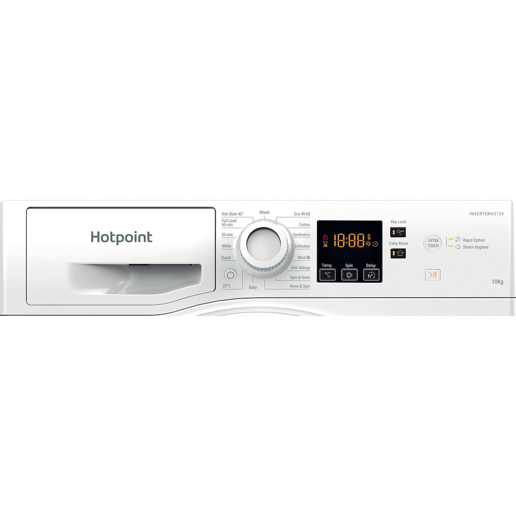 Hotpoint NSWM1045CWUKN Freestanding Washing Machine