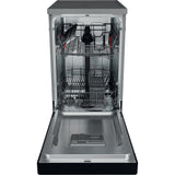 Whirlpool WSFE 2B19 X UK N SupremeClean Slimline Dishwasher A+++ 10 Place - Stainless Steel