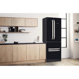Hotpoint FFU4D K 1 Fridge Freezer - Black