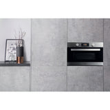 Hotpoint MD 344 IX H Built-In Microwave - Stainless Steel