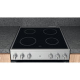 Hotpoint HS67V5KHX Freestanding Electric Cooker - Inox