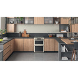 Hotpoint CD67G0C2CJ/UK Gas Cooker 60cm Double Oven - Jasmine