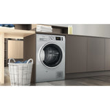 Hotpoint NT M11 82SSK UK Freestanding 8kg Heat Pump Tumble Dryer - Silver