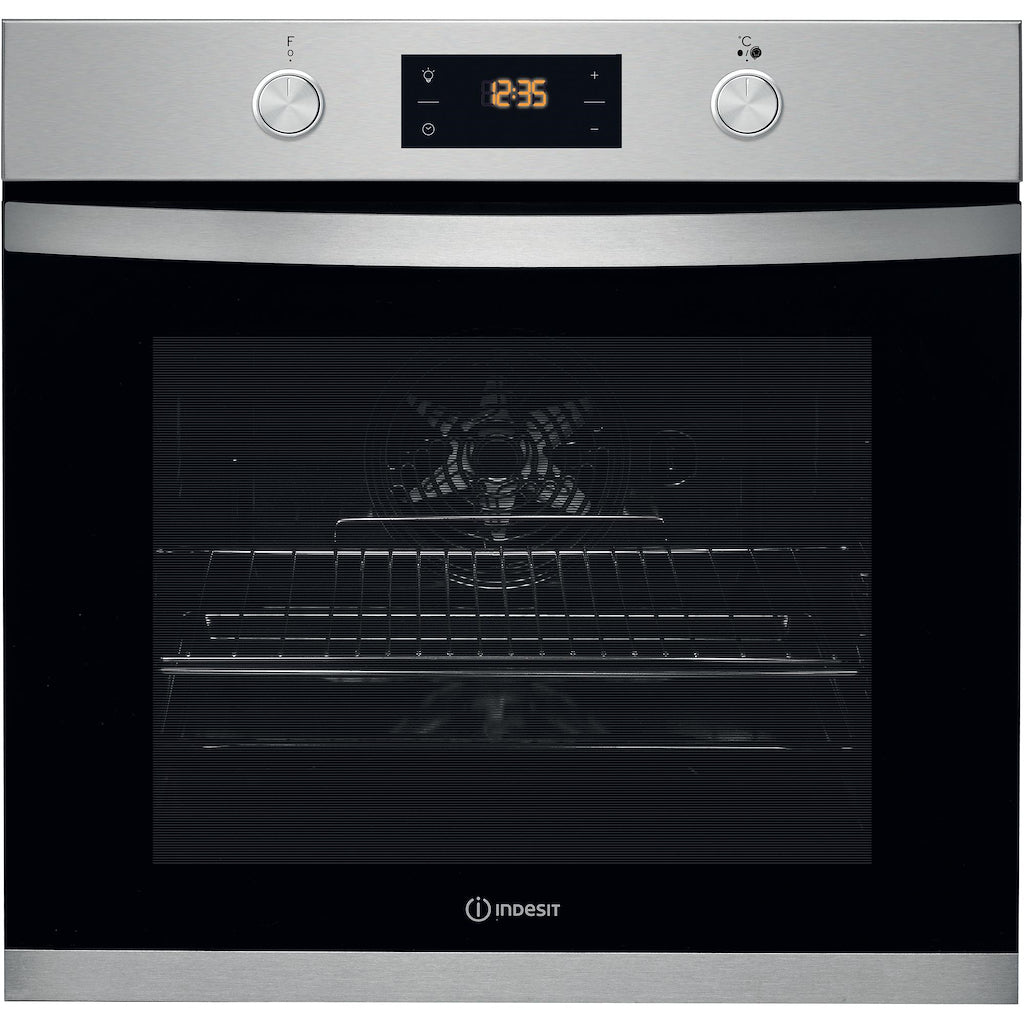 Indesit KFW 3841 JH IX UK Electric Single Built-In Oven - Stainless Steel
